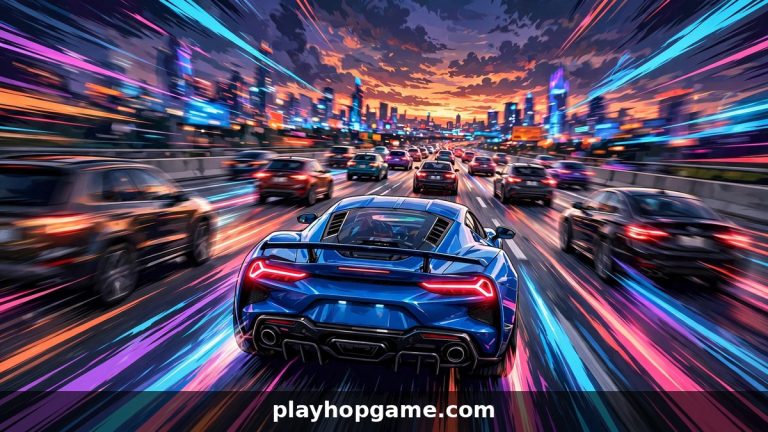 Highway Dodge — free online game at PlayHopGame
